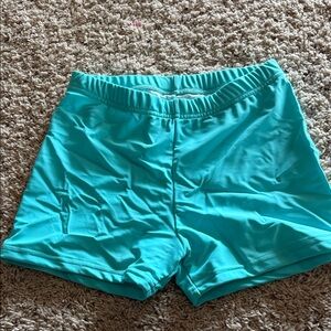 B Dancwear dance costume bootie shorts pastel blue adult medium